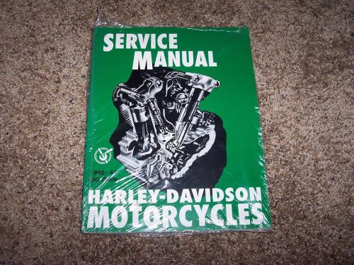 1940-1947 harley davidson big twin shop service repair manual 1942 1943 1944