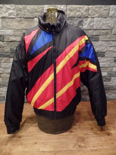 Yamaha sportswear snowmobile jacket vintage retro front/back graphics women&#039;s m