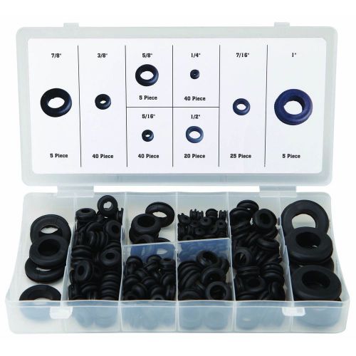 Rubber grommet seal washer auto repair assortment set kit