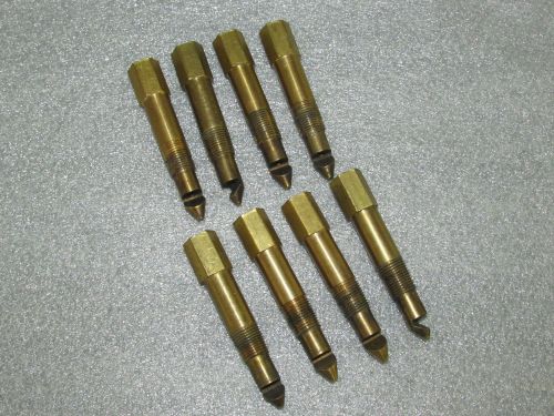 Eight (8) enderle tall port nozzle bodies no air bleeds