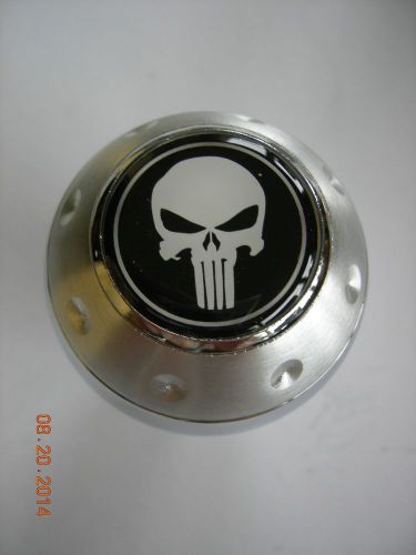 Punisher black white  logo gear shift knob transmission  shifter