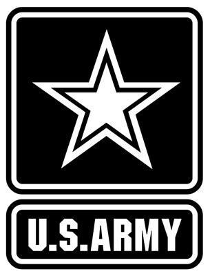 Small us army window vinyl decal sticker