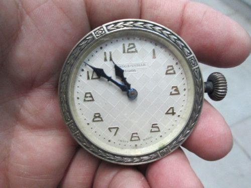 1933 34 ford mirror clock accessory working sandoz -vuille 8 day