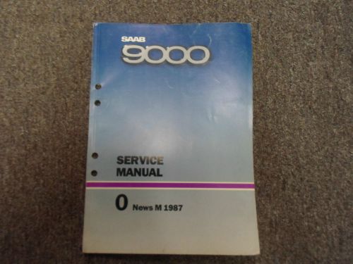 1987 saab 9000 0 news service repair shop manual factory oem book 87 deal