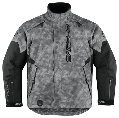 Arctiva comp 8 rr snowmobile shell jacket bolt gray