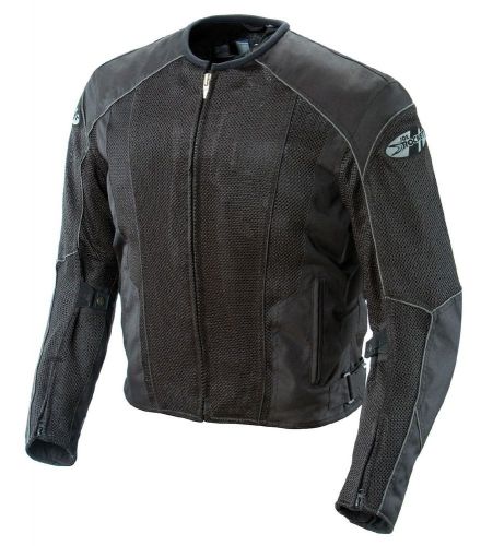 Joe rocket xl tall black phoenix 5.0 mesh textile motorcycle jacket xl tall