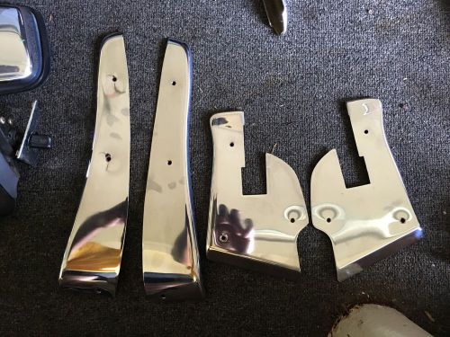 Mercedes r107 chrome door jam trim