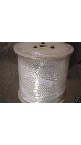1/2 x 300 nylon rope anchor line with ss steel thimble spliced in the usa 