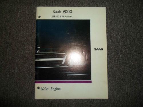 1990 saab 9000 b234 engine service training manual factory oem book 91 deal