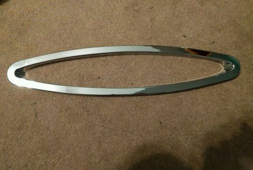 Sea ray searay ring porthole boat bow window outer oval 23-5/8 x 5-1/4 chrome