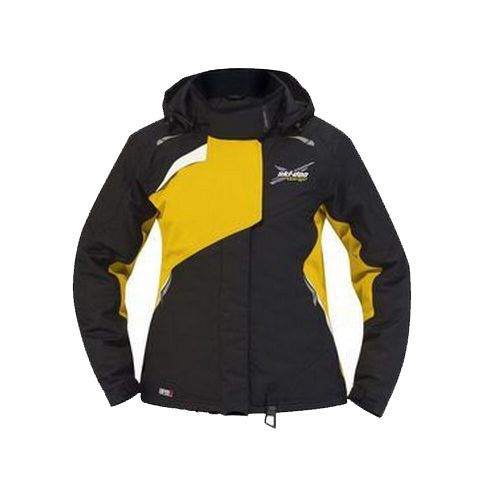 Brp ski-doo women's x-team winter jacket yellow