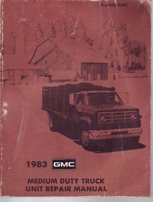 1983 gmc medium duty truck service manual unit repair