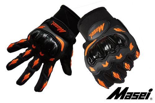 Masei helmet 103 orange glove motorcycle bike cycling motocross leather gloves