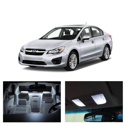 Xenon white premium led interior lights package kit for 1998-2001 subaru impreza