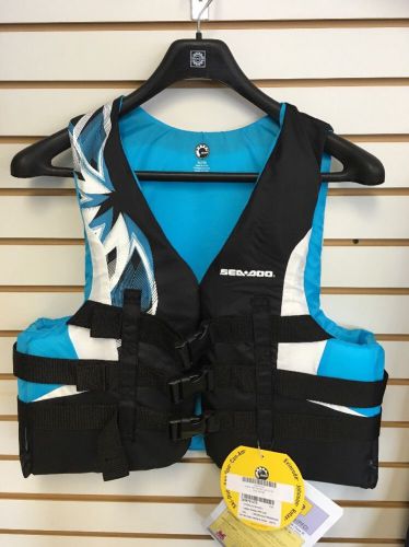 Sea doo motion pfd ladies aqua life jacket large, xlarge 2858791276, 2858791476