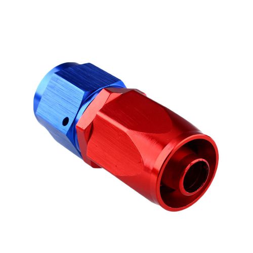 1x -8 an straight fast flow fuel adapter connector fitting aluminum anodised
