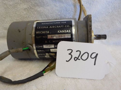 Cessna flap motor p/n 9910070-1 28 volt (3209)