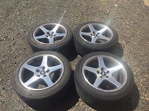 00s set of 2003 mustang svt cobra rims and hankook ventus v4es 245-45-zr17 tires