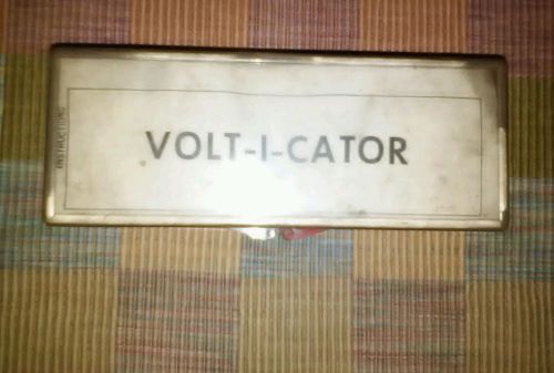 Volt-i-cator battery voltage checker not tested with case and instructions