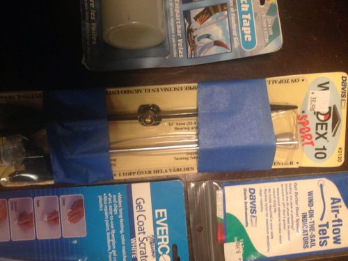 Nib sailboat gear lot: sail patch, tels, scratch repair wind direction windex