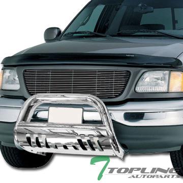 T-304 s/s bull bar(brush push bumper grill guard)97-03 f150/f250 ld/expedition c
