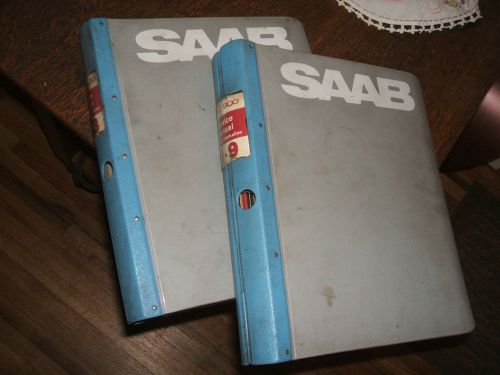1978 saab 900 one binder has manuals 0,1, 2 &amp; 3. other binder has 4,5,6,7,8 &amp; 9