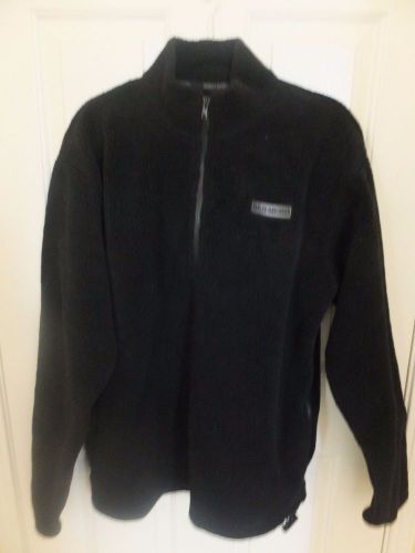 Men&#039;s harley-davidson black fleece pullover,  size m