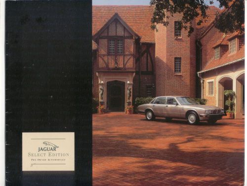 Jaguar select edition nos car sales brochure