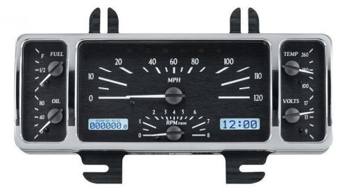1940 ford dash gauges dakota digital black white vhx-40f-k-w