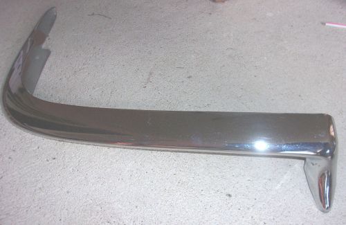 1959 buick right front upper bumper extension nos chrome   -  b379