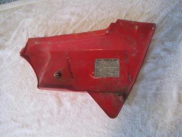 1982 HONDA FT 500 MOTORCYCLE LEFT SIDE PANEL, US $15.00, image 2
