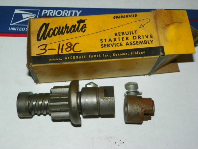 Ford lincoln mercury 1947-51 rebuilt accura starter drive 3-118