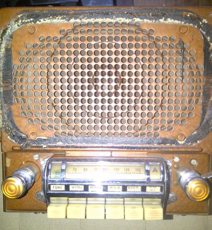 1941 chevrolet radio rare accessory  