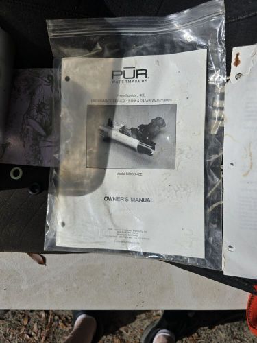 Katadyn Pur POWERSURVIVOR 40e 12v Watermaker, US $1,200.00, image 4