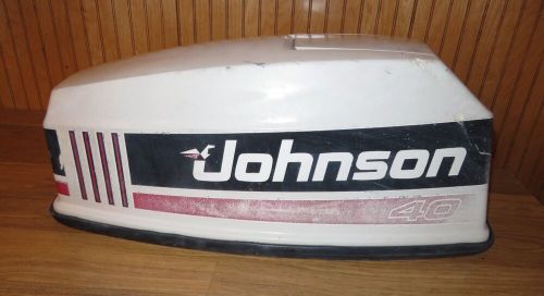 1991 40 50 hp OMC Johnson Evinrude Outboard engine cover Top Cowl, US $74.99, image 8