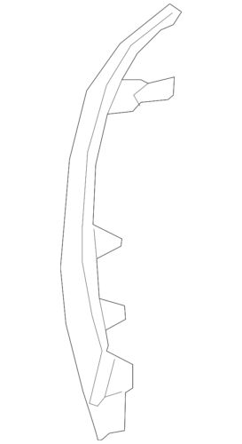 Genuine Honda Molding R Front Grille Extension 71162-TVA-A11, US $45.07, image 2