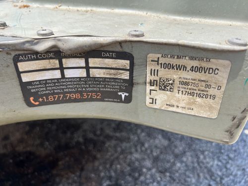 2016-20 TESLA MODEL X S 100D HIGH VOLTAGE BATTERY PACK MODULE 100KWH OEM, US $7,500.00, image 5