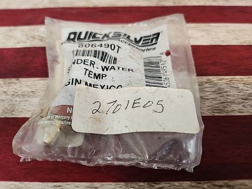 Quicksilver water temp sender sensor sending unit 806490t 97257a1 97257 811091