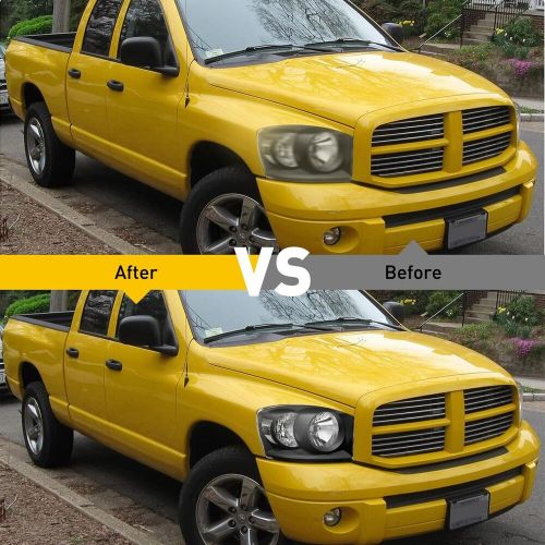 Pair For 2006-2008 Dodge Ram 1500 2500 3500 Headlights Black Headlamps LH+RH SET, US $109.99, image 10