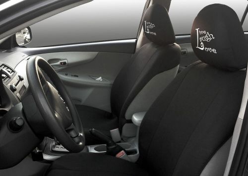 Car Truck SUV Seat Headrest Cover Embroidery Live Laugh Love New Uni Size Black, US $8.99, image 4