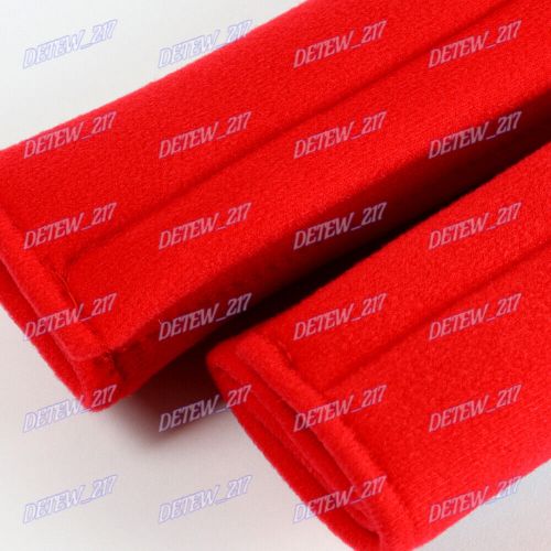 Initial D FUJIWARA Tofu Red Soft Cotton Embroidery Seat Belt Cover Shoulder Pads, US $15.09, image 5