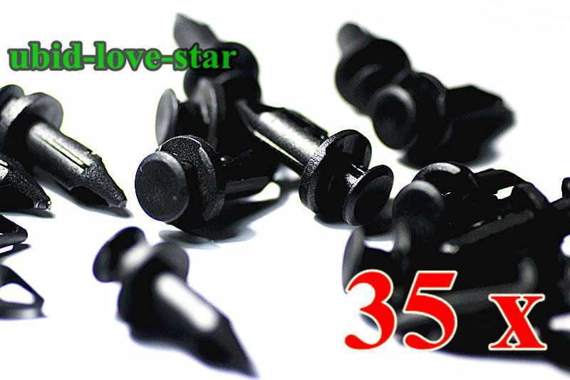 35x 8mm fender clips honda  rubicon rincon 250ex trx foreman rancher best choice