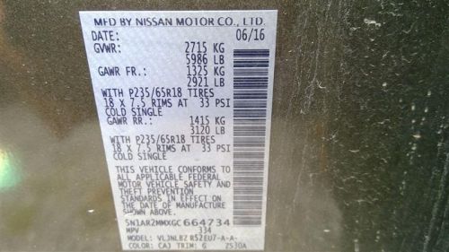 Starter Motor 6 Cylinder Fits 15-20 MURANO 207852, US $79.99, image 2