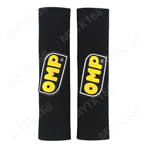 2pcs OMP Cotton Seat Belt Cover Soft Harness Pads SeatBelt Shoulder Black, US $16.55, image 3