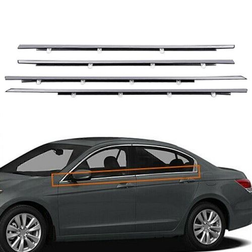 4X Outer Window Moulding Weatherstrip Trim Seal Belt Fit Honda Accord 2008-12, US $77.83, image 10