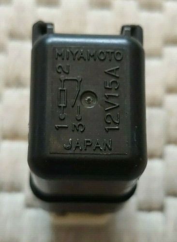 NISSAN MICRA K12 RELAY Black 25630 79960 12V 15A MIYAMOTO JAPAN 0307021253, US $10.99, image 3
