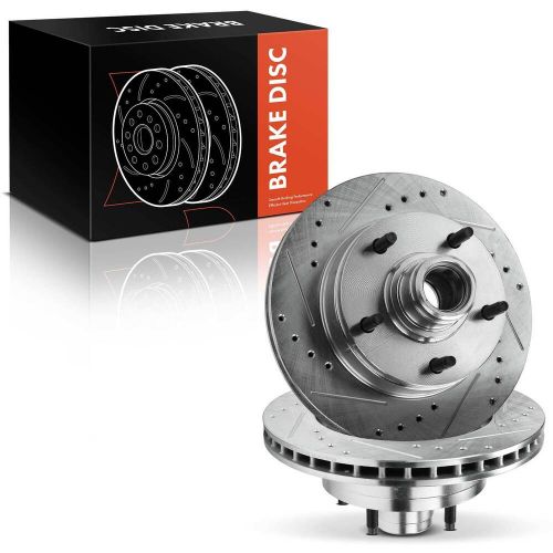 Front Drilled Brake Rotor for Ford F-150 1994-1996 E-150 Econoline 1994-2001 RWD, US $149.99, image 3