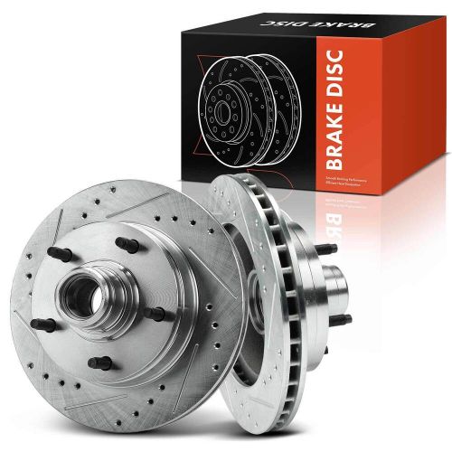 Front Drilled Brake Rotor for Ford F-150 1994-1996 E-150 Econoline 1994-2001 RWD, US $149.99, image 8