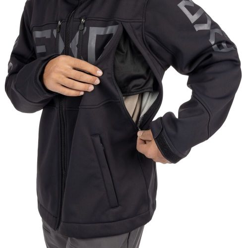 FXR Helium Pro Mens Softshell Jacket Black/Charcoal, US $159.98, image 4