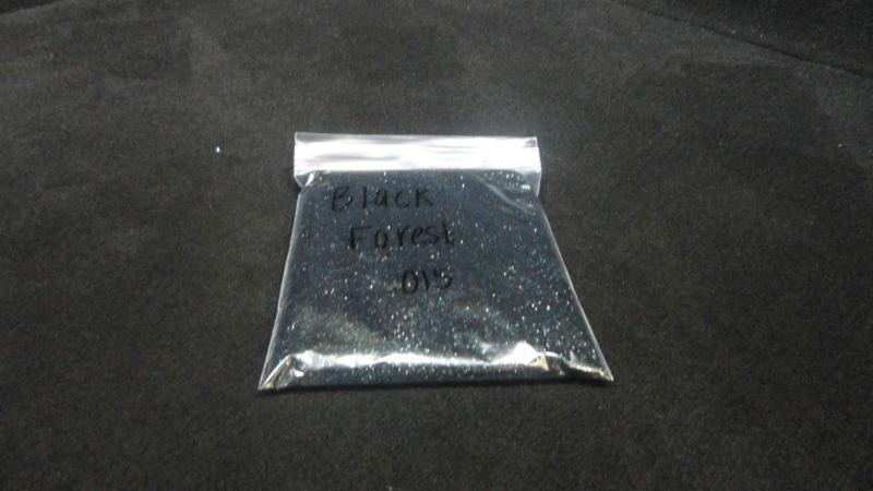 1 pound bag .015 black forest metalflake paint finish component k/mf #7